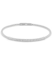 Sabrina Designs - 14K 0.45 Ct. Tw. Diamond Stackable Flexible Bangle Bracelet - Lyst