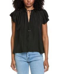 Elan - Ruffle Sleeve Top - Lyst