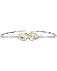Lab Grown Diamonds - 14K 3.79 Ct. Tw. Lab-Grown Diamond Bangle Bracelet - Lyst