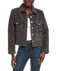 Endless Rose - Soft Brushed Buttoned Jacket - Lyst