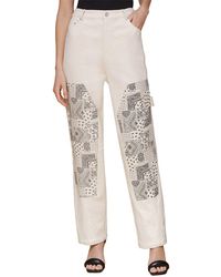 Avec Les Filles - Mixed Media Carpenter Pant - Lyst