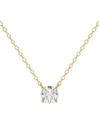 Lab Grown Diamonds - 14K 0.50 Ct. Tw. Lab-Grown Diamond Necklace - Lyst
