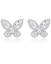 Suzy Levian CZ Jewelry - Suzy Levian Gala Collection Cz Stud Earrings - Lyst