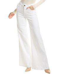 FRAME Denim White Wide Leg Flare Jean