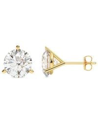 Lab Grown Diamonds - 14K 8.00 Ct. Tw. Lab-Grown Diamond Earrings - Lyst