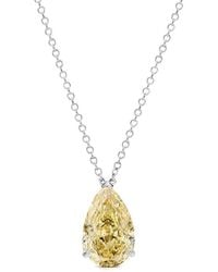 Amairah - 14K 2.00 Ct. Tw. Lab-Grown Diamond Solitaire Pendant Necklace - Lyst