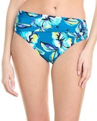 La Blanca - Mid-Waist Overlap Sash Bikini Bottom - Lyst