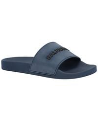 Balenciaga - Rubber 3D Logo Rubber Pool Slide Sandal (Authentic Pre-Loved) - Lyst