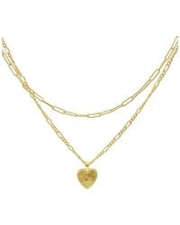 Adornia - 14k Plated Chain Necklace Set - Lyst