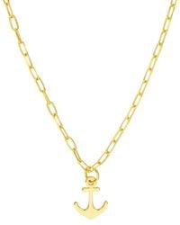 HAWLEY ST - 14K Nautical Necklace - Lyst