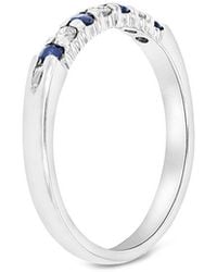 Diana M. Jewels - Fine Jewelry 14k 0.27 Ct. Tw. Diamond & Sapphire Ring - Lyst
