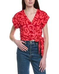 Lost + Wander - Heat Wave Linen-Blend Top - Lyst