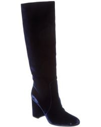 Gianvito Rossi - 85 Velvet Knee-High Boot - Lyst
