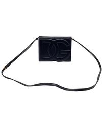 Dolce & Gabbana - Calfskin Leather Dg Logo Crossbody (Authentic Pre-Loved) - Lyst