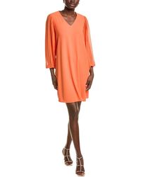 Joseph Ribkoff - Pleated Sleeve Shift Dress - Lyst