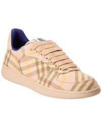 Burberry - Terrace Check Canvas Sneaker - Lyst