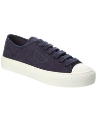 Prada - Logo Canvas Sneaker - Lyst