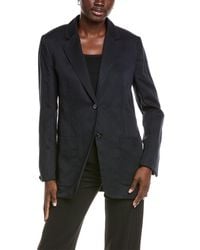 BOSS - Janika Linen-Blend Blazer - Lyst