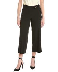 Anne Klein - Pull-On Extended Tab Wide Leg Crop Pant - Lyst