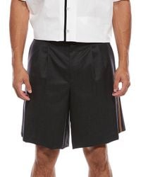 Valentino - Wool-Blend Bermuda Short - Lyst