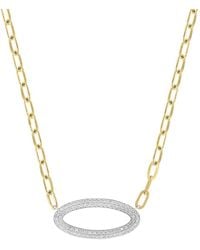 Effy Fine Jewelry - 14K Over 0.46 Ct. Tw. Diamond Necklace - Lyst