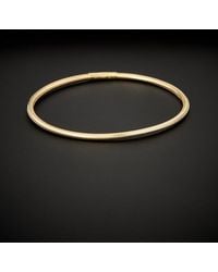 Italian Gold - 14k Mesh Bangle Bracelet - Lyst