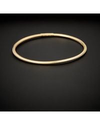 Italian Gold - 14k Mesh Bangle Bracelet - Lyst