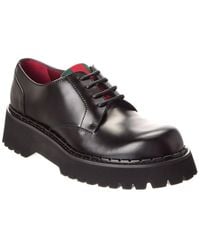 Gucci - Chunky Leather Platform Oxford - Lyst