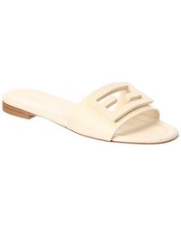 Fendi - Tube Leather Sandal - Lyst
