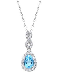 Gemstones - 0.77 Ct. Tw. Topaz Pendant Necklace Pendant - Lyst