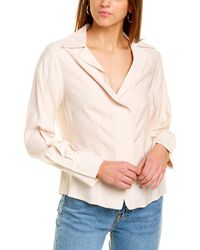 Vince Fitted Blouse - White