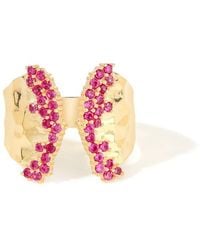 TIRAMISU - 14K Over 0.82 Ct. Tw. Lab-Grown Ruby Statement Ring - Lyst
