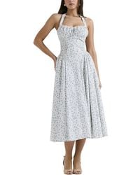 COLON DIANA - Midi Dress - Lyst