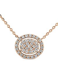 Sabrina Designs - 14k Rose Gold 0.21 Ct. Tw. Diamond Necklace - Lyst