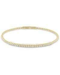 Sabrina Designs - 14K 0.45 Ct. Tw. Diamond Stackable Flexible Bangle Bracelet - Lyst
