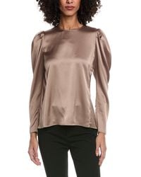 FRAME - Draped Femme Blouse - Lyst