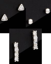 Argento Vivo - Set Of 3 Studs - Lyst