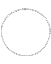 Diana M. Jewels - Diana M. 14K 25.26 Ct. Tw. Lab-Grown Diamond Tennis Necklace - Lyst