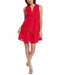 Michael Stars - Sandra Linen-Blend Mini Dress - Lyst