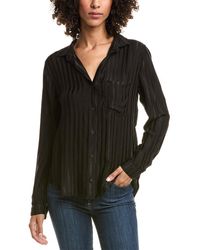 Bella Dahl - Shadow Stripe Blouse - Lyst