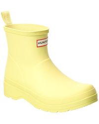HUNTER - Play Short Scoop Bottom Rain Bootie - Lyst