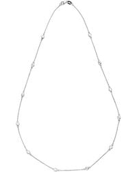 Suzy Levian - 14k 0.40 Ct. Tw. Diamond Station Necklace - Lyst