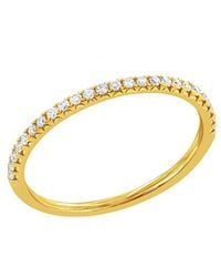 Nephora - 14k 0.15 Ct. Tw. Diamond Stackable Ring - Lyst