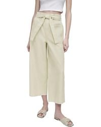 DKNY - High Waist Paper Bag Pant - Lyst