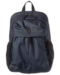 BOSS - Stormy Canvas Backpack - Lyst