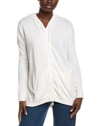 Minnie Rose - Cashmere-Blend Oversized Zip Hoodie - Lyst