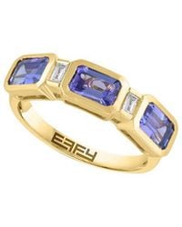 Effy Fine Jewelry - 14K 1.52 Ct. Tw. Diamond & Tanzanite Ring - Lyst