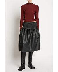 Proenza Schouler - Smocked Skirt - Lyst