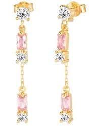 Gabi Rielle - 14k Over Silver Lovestruck Collection Cz Dangle Earrings - Lyst