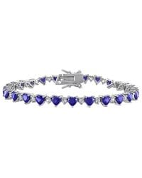 Rina Limor - 10.72 Ct. Tw. Lab-Grown And Sapphire Heart Bracelet - Lyst